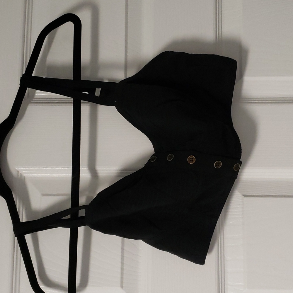 URBAN OUTFITTERS BLACK BRA TOP